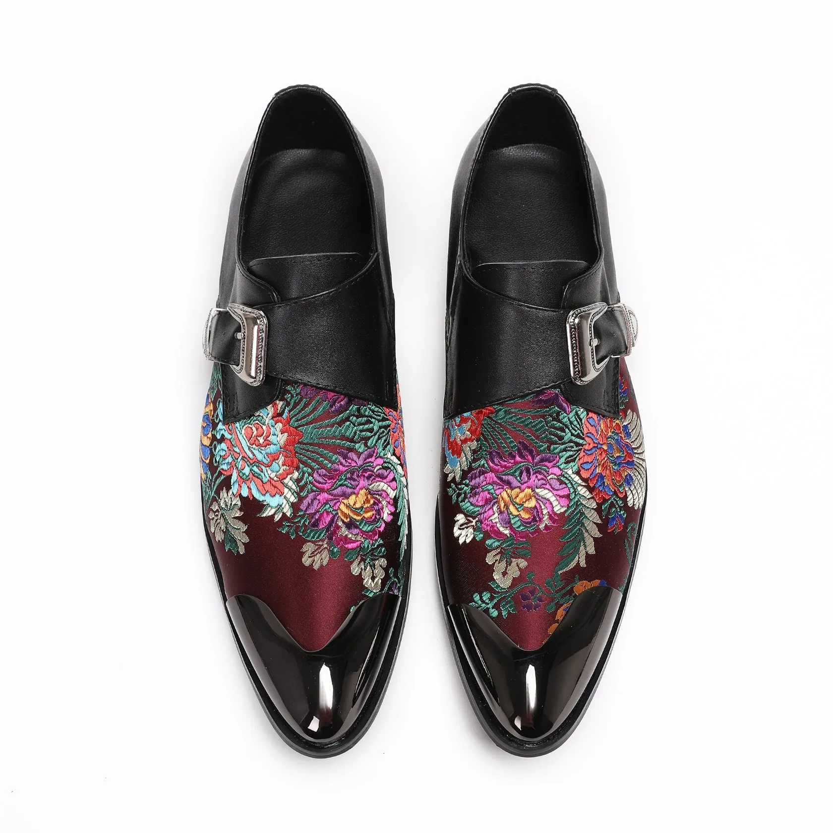 AOMISHOES™ Crimson Elegance Dress Shoes #4005