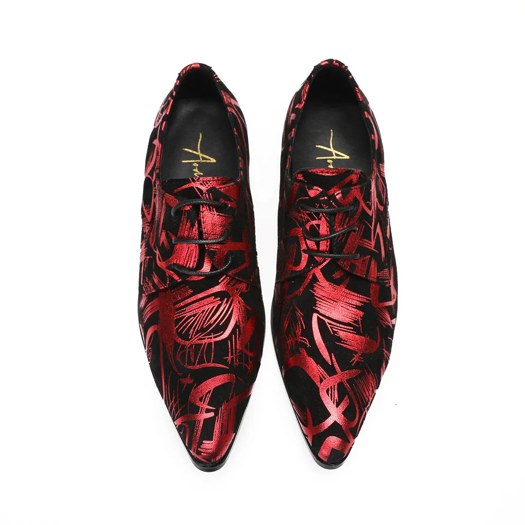 AOMISHOES™  Graffiti Rossi Dress Shoes 9196