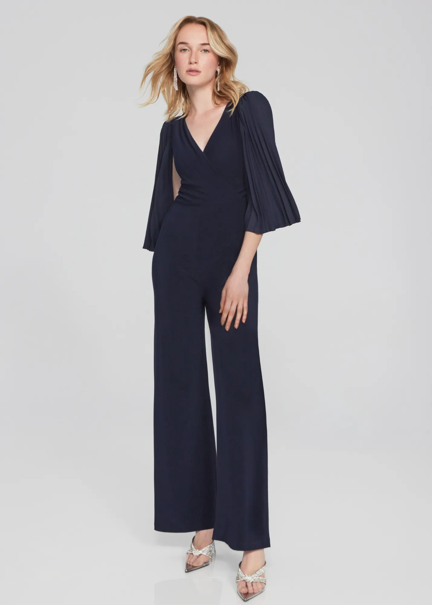 Bella - Joseph Ribkoff Silky Knit Wide-Leg Jumpsuit