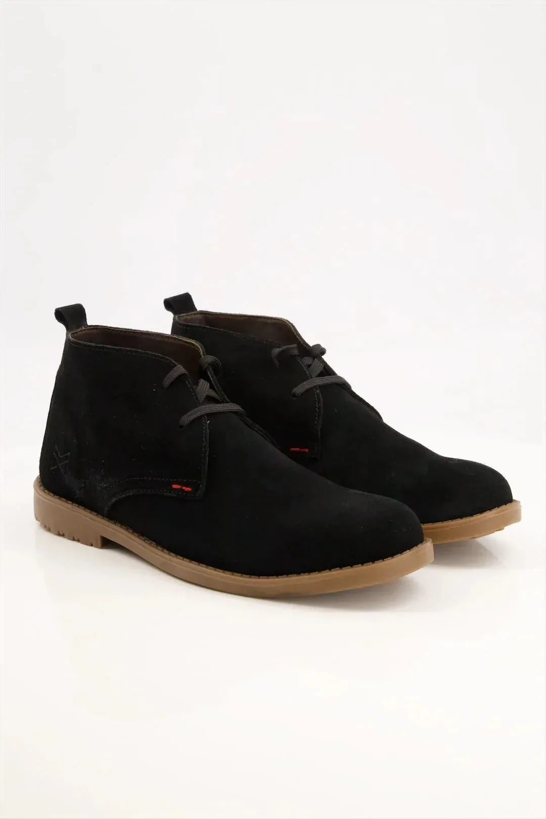BLACK SUEDE CHUKKA BOOTS