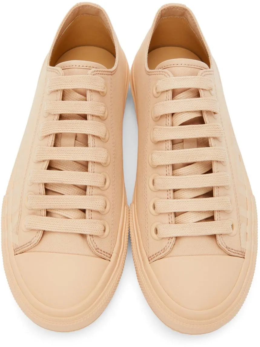 Burberry Beige Larkhall Sneakers