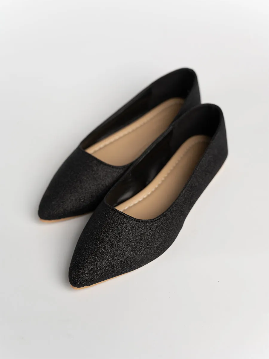Carly Glitter Ballerina Flats