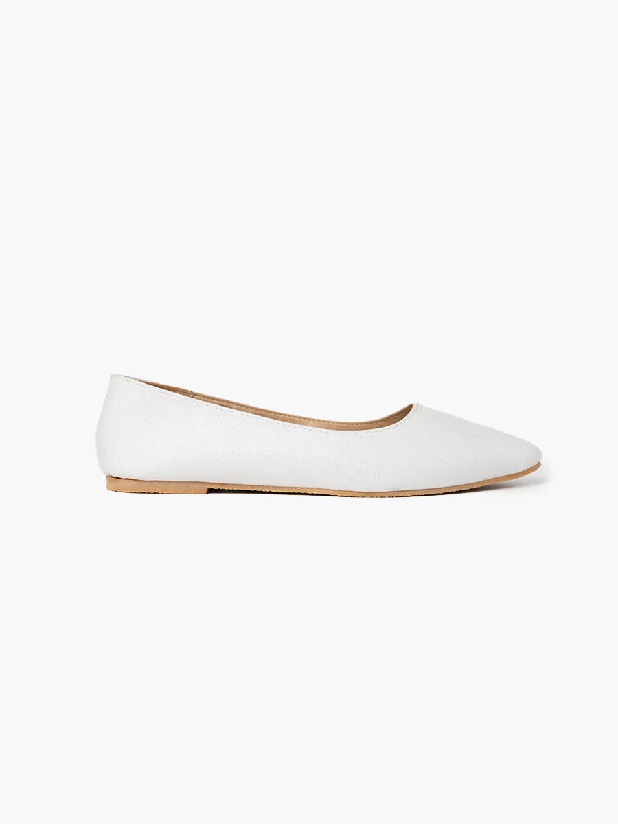 Carly Glitter Ballerina Flats