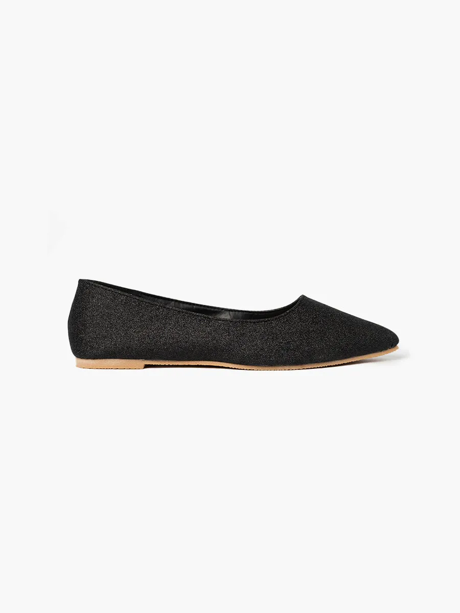 Carly Glitter Ballerina Flats