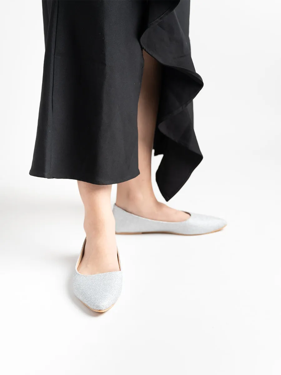 Carly Glitter Ballerina Flats