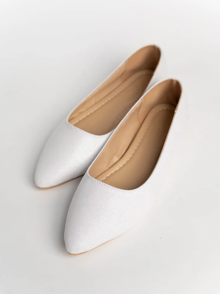 Carly Glitter Ballerina Flats