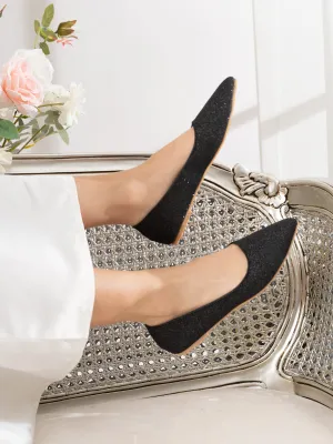 Carly Glitter Ballerina Flats