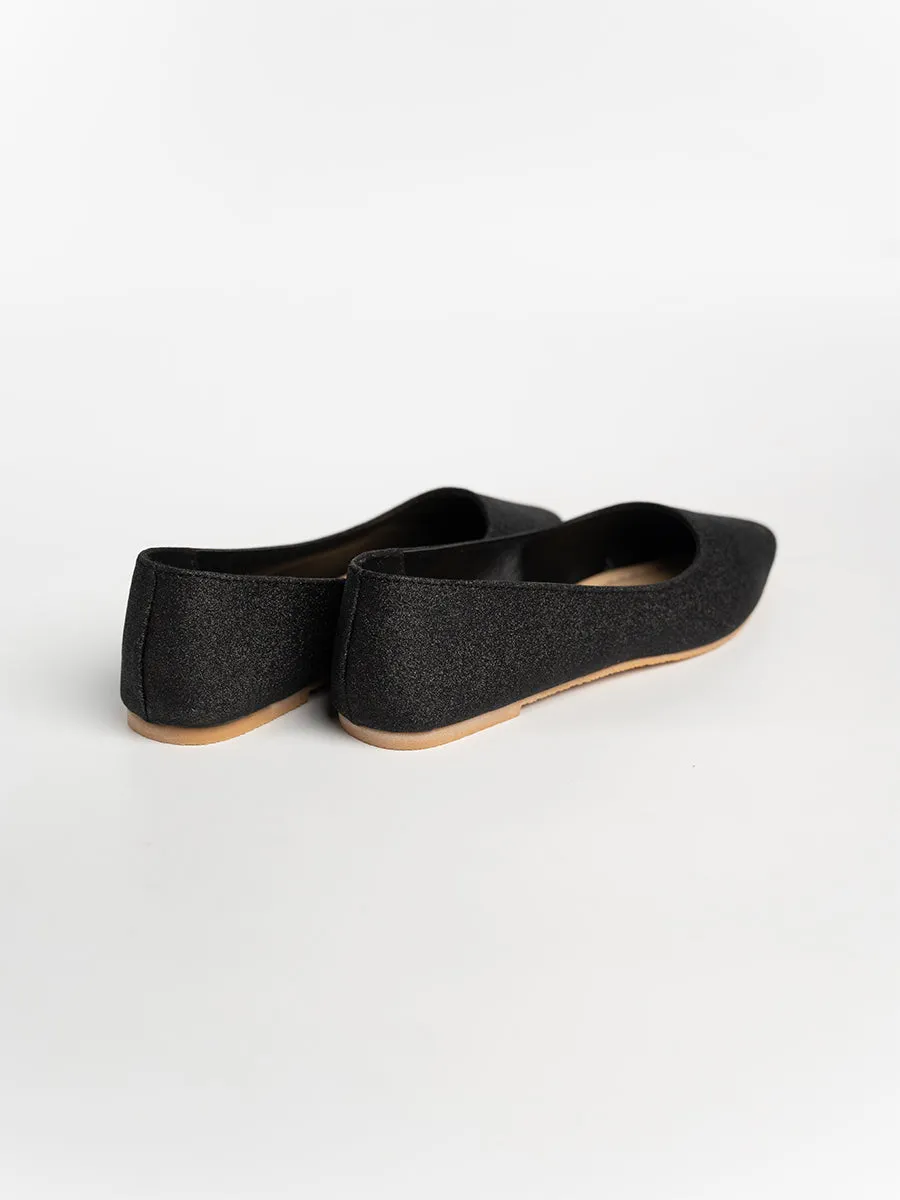 Carly Glitter Ballerina Flats