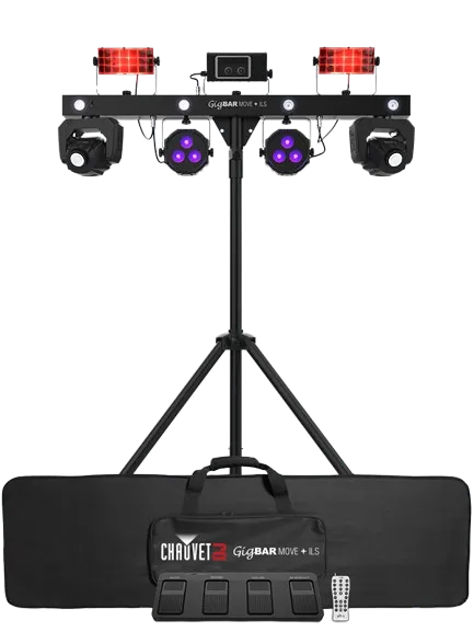 Chauvet DJ GIGBAR MOVE PLUS ILS 5-in-1 LED Lighting System w/2 Moving Heads