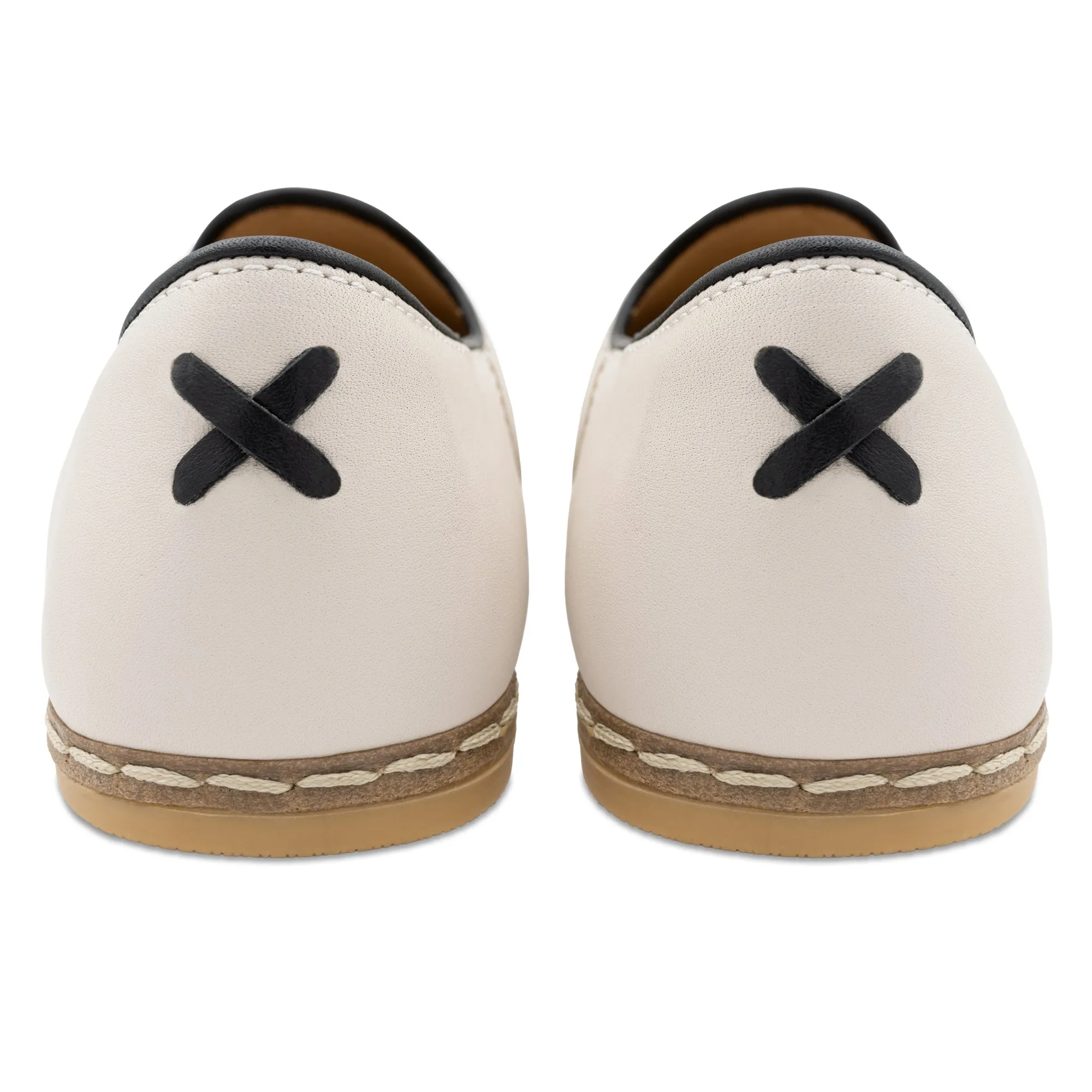 Cream Slip Ons for Men