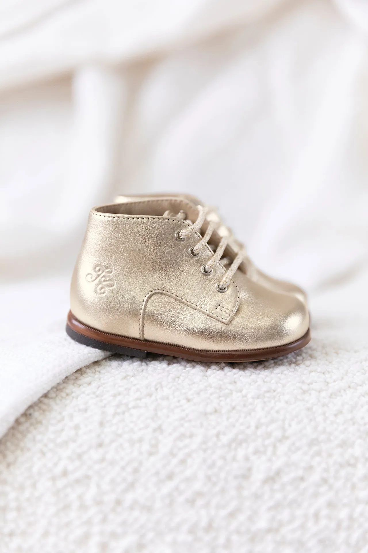 Derbies - Cuir doré