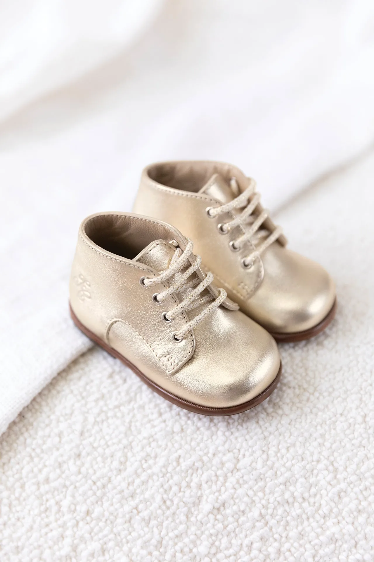 Derbies - Cuir doré