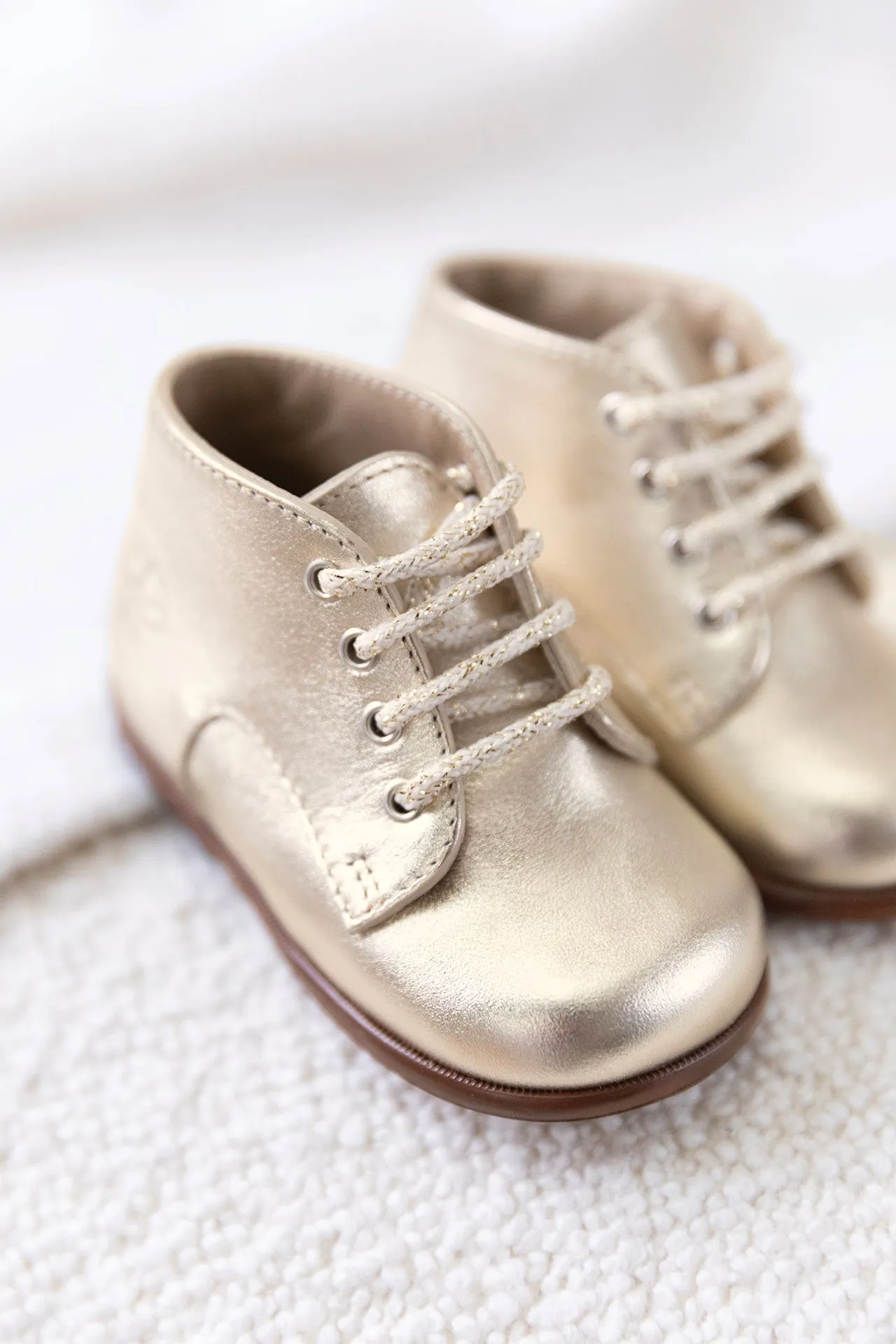 Derbies - Cuir doré
