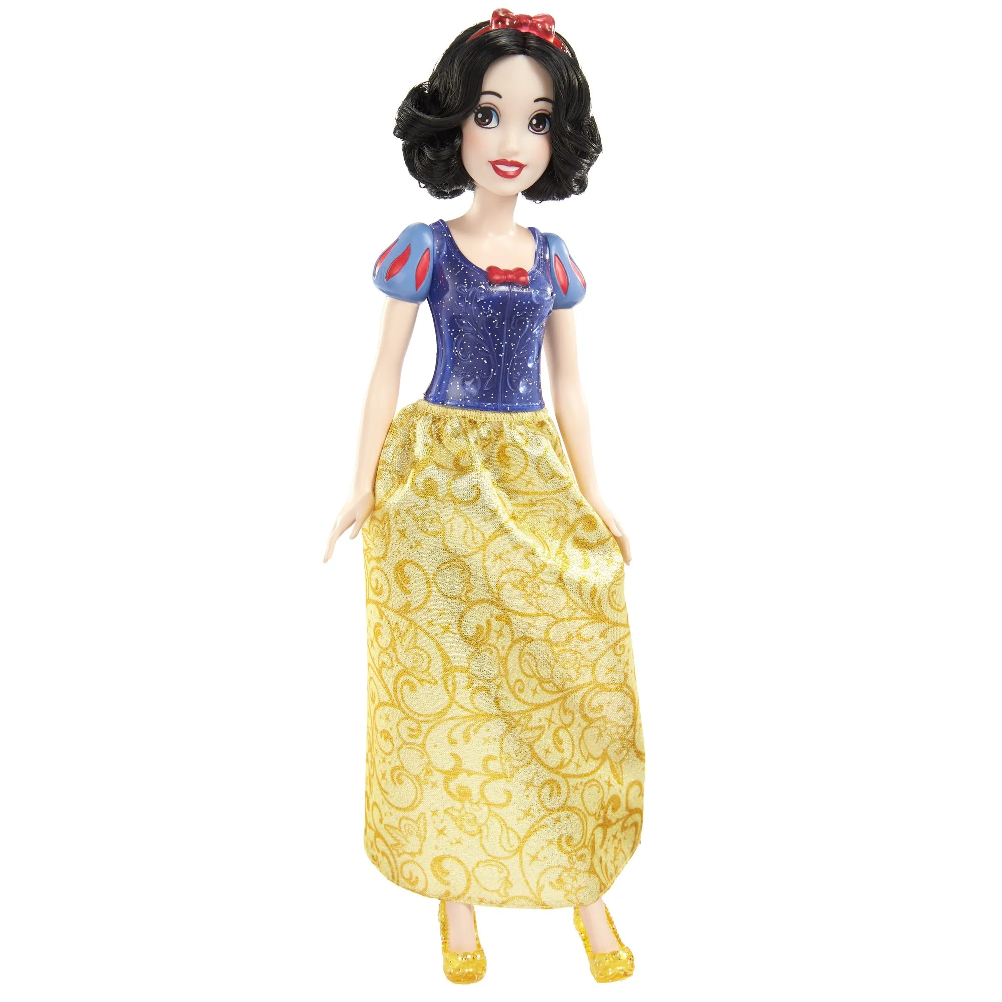 Disney Princess Snow White Posable Fashion Doll with Sparkling Clothing and Accessories for Kids Ages 3 