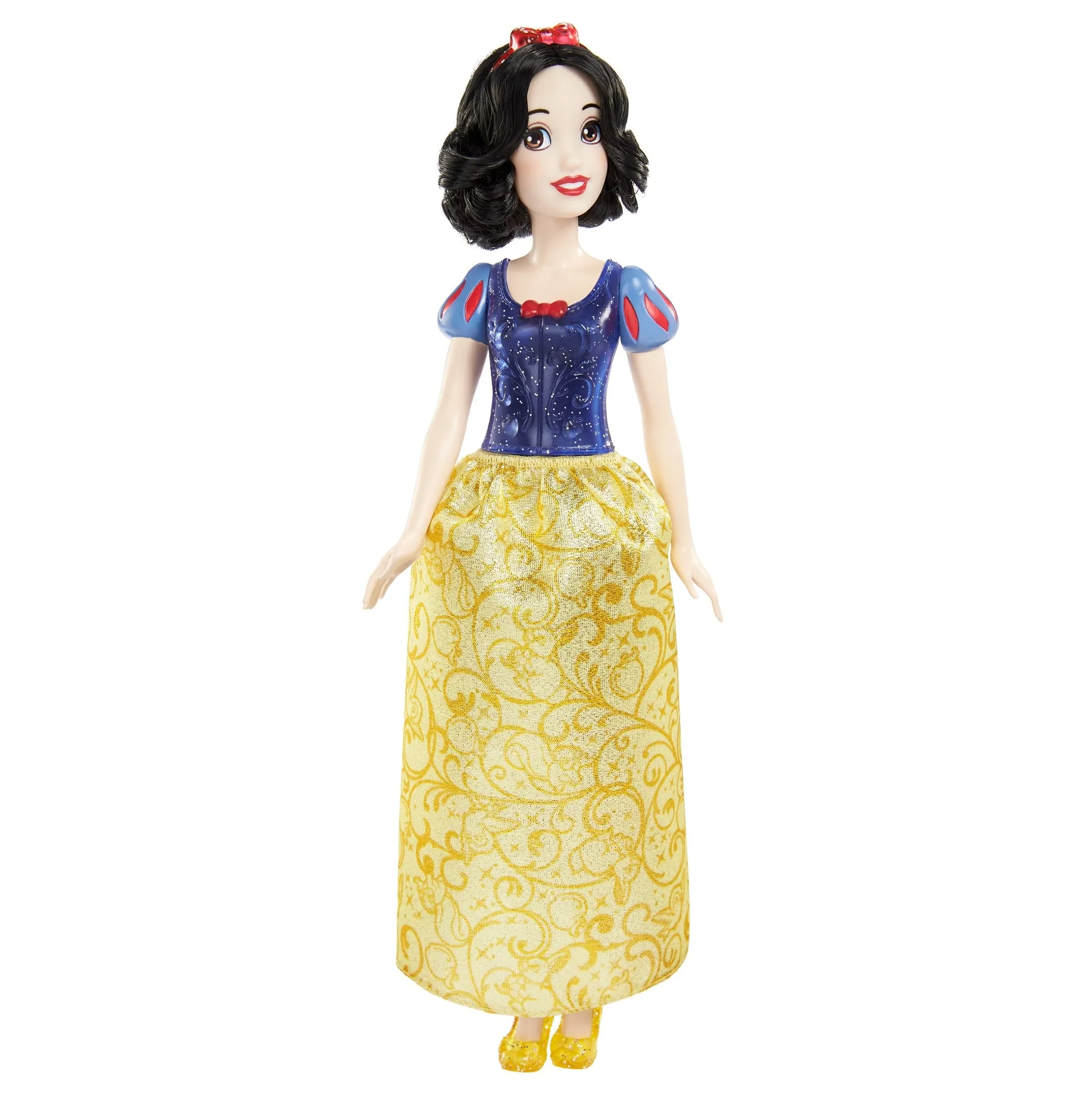 Disney Princess Snow White Posable Fashion Doll with Sparkling Clothing and Accessories for Kids Ages 3 