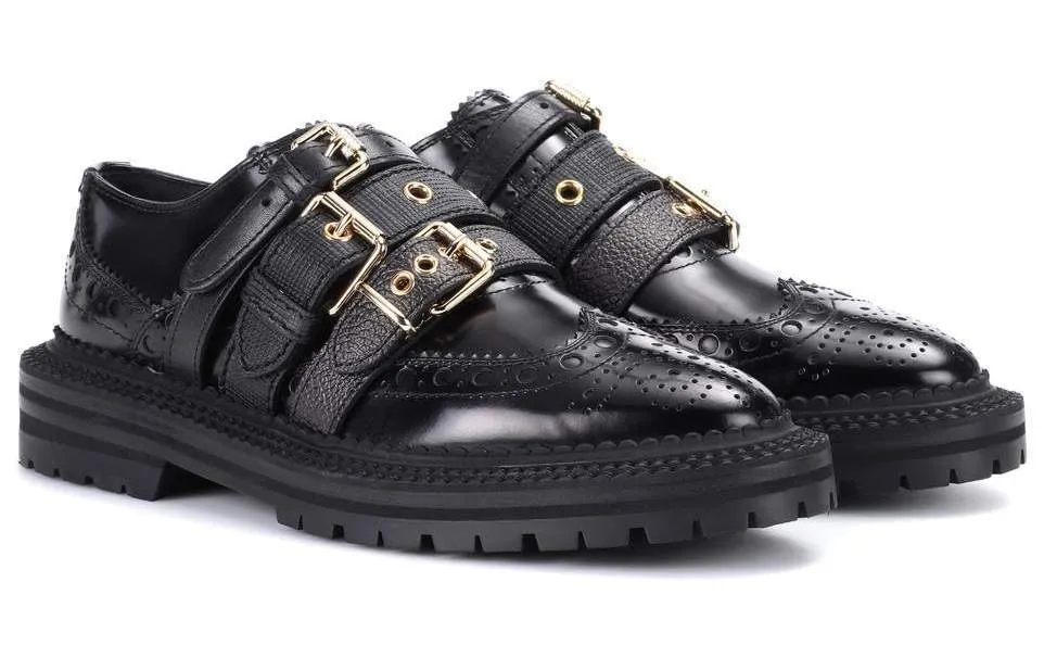 Doherty Multi-Strap Leather Brogues