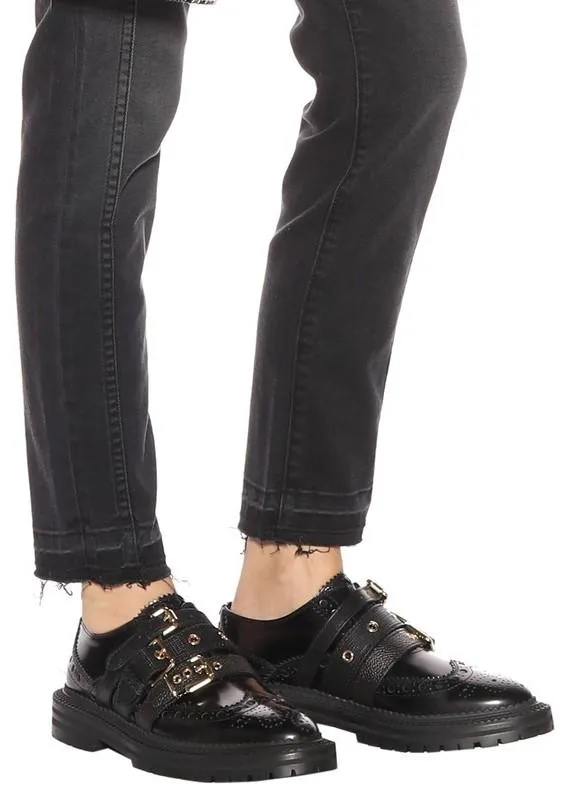 Doherty Multi-Strap Leather Brogues