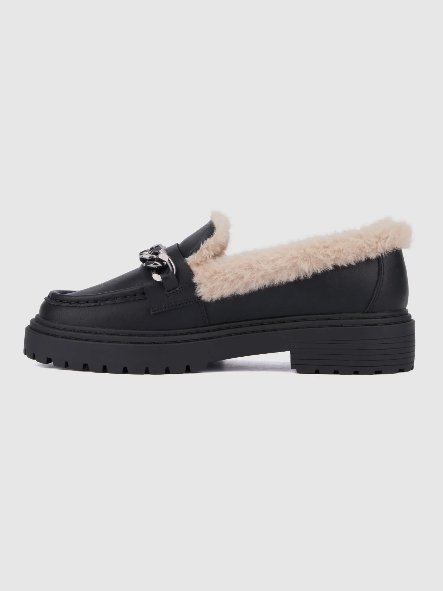 Fashion To Figure - Ida Wide Width Faux Fur Lined Loafers