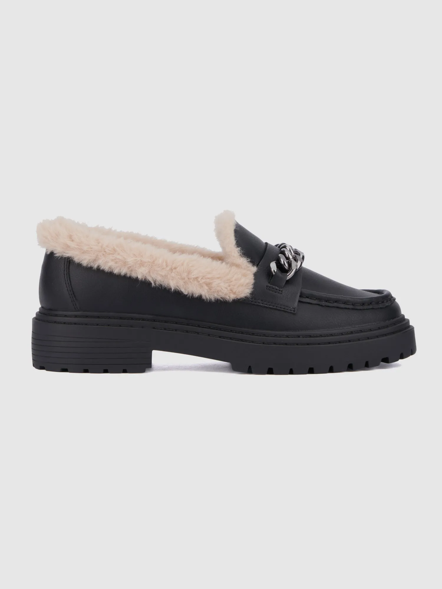 Fashion To Figure - Ida Wide Width Faux Fur Lined Loafers