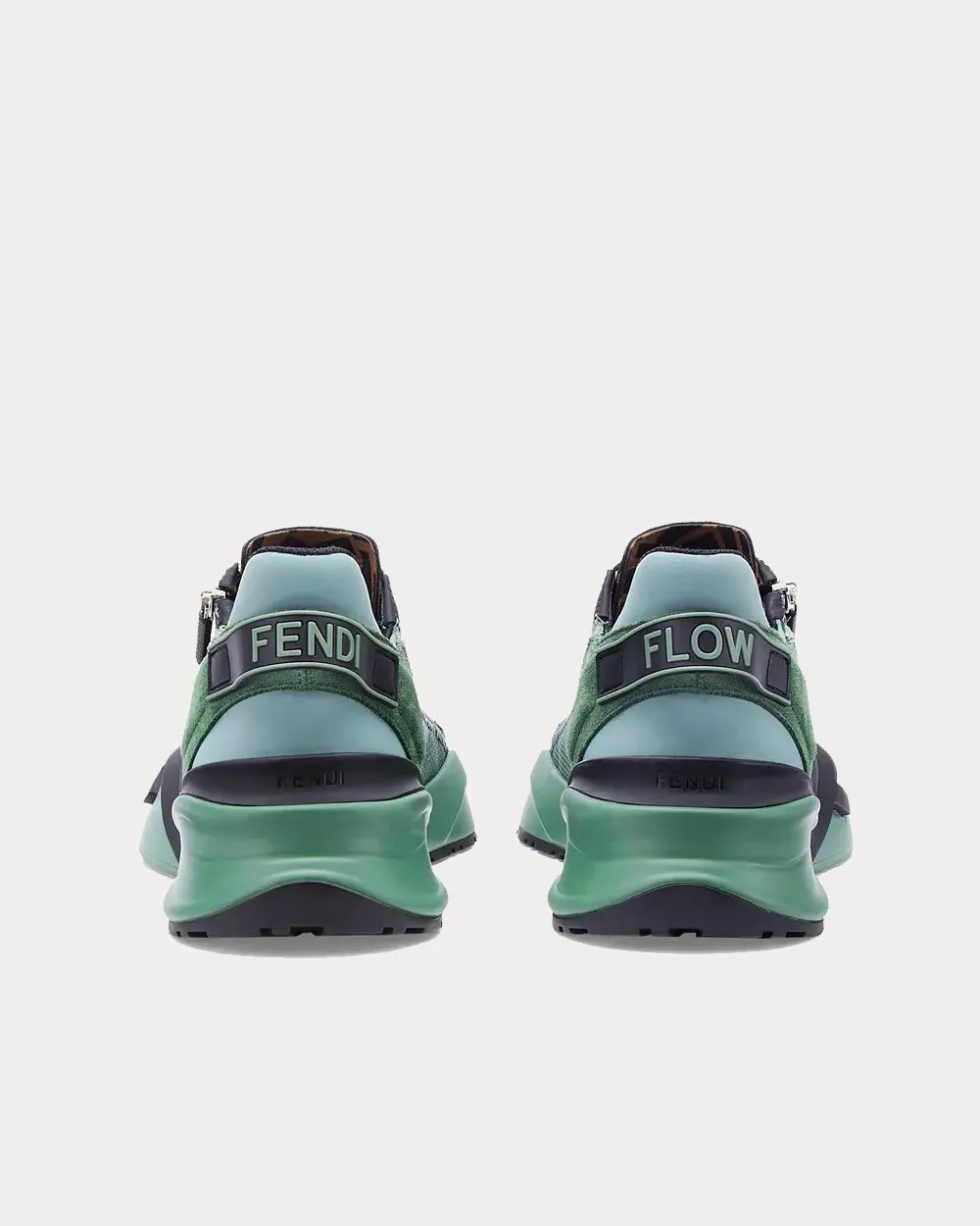 Flow Nylon Green Low Top Sneakers