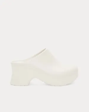 Foam Light Foam Rubber White Clogs