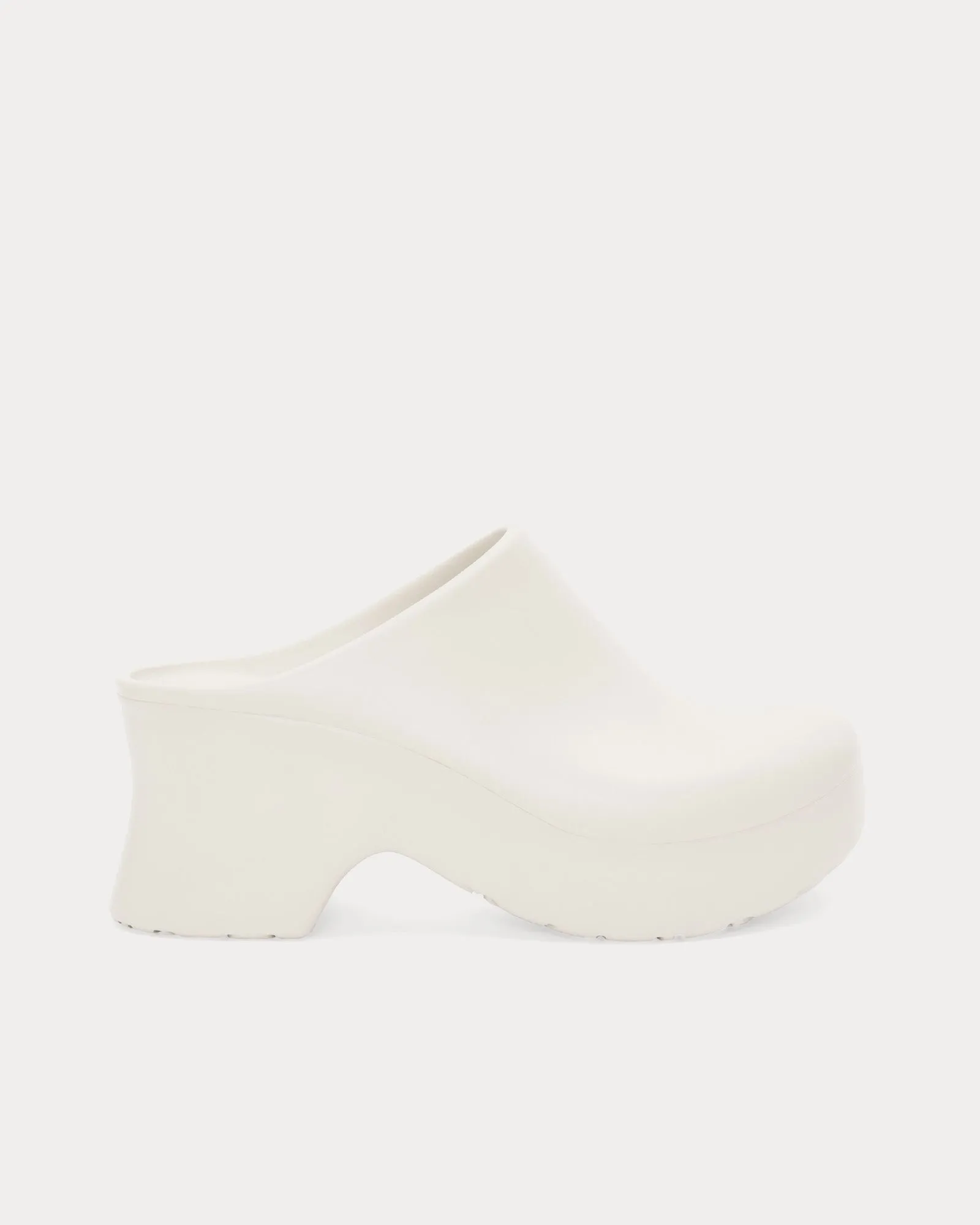 Foam Light Foam Rubber White Clogs