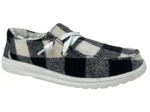 Gypsy Jazz Riley Plaid Slip-Ons