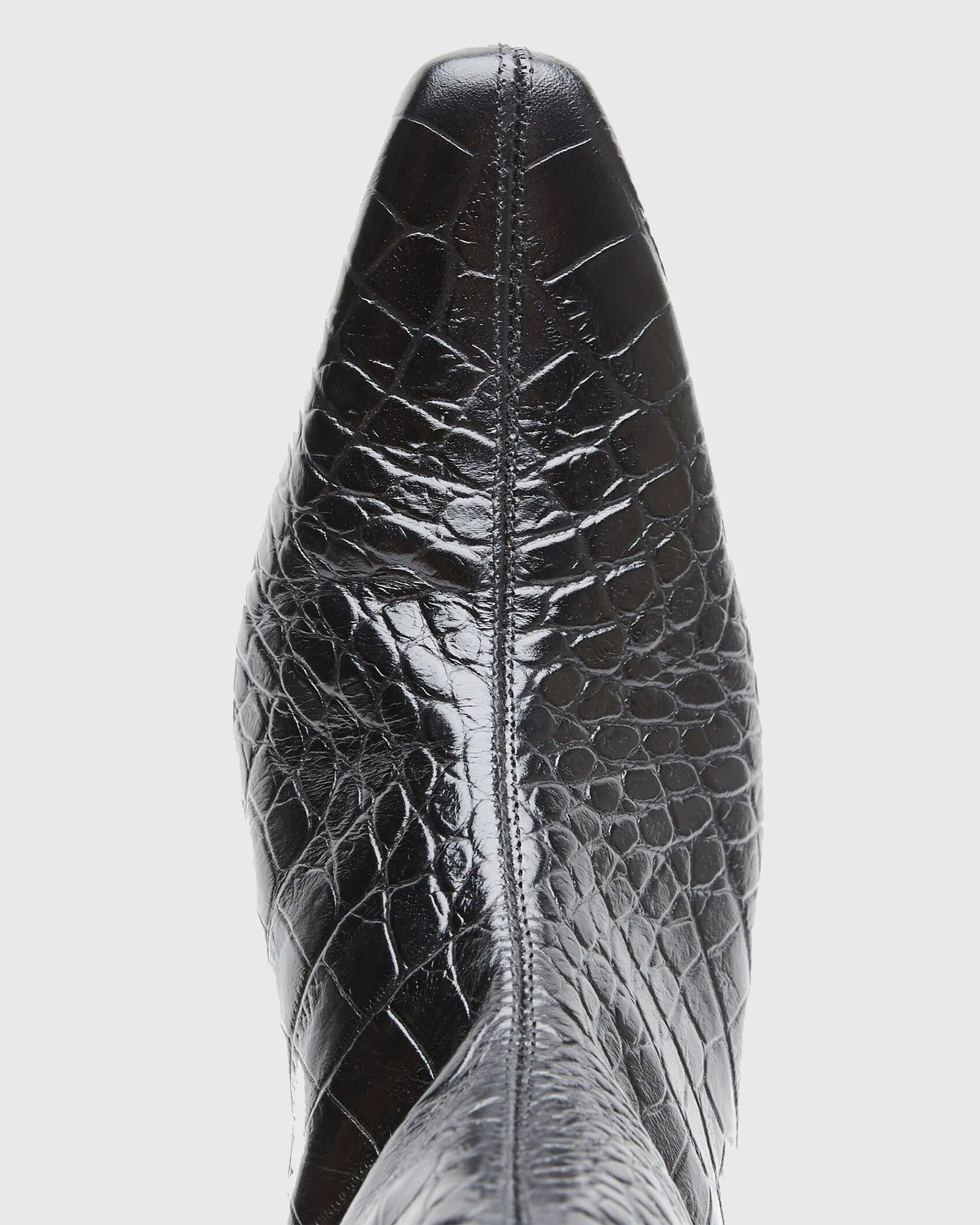Jolanda Snake Print Knee High Boots