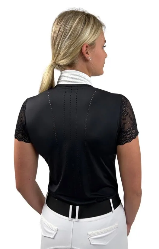 Lace Sleeve Hunt   Show Shirt