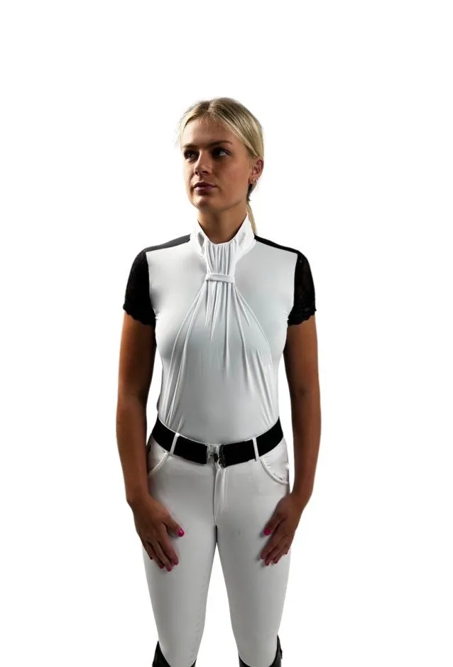 Lace Sleeve Hunt   Show Shirt