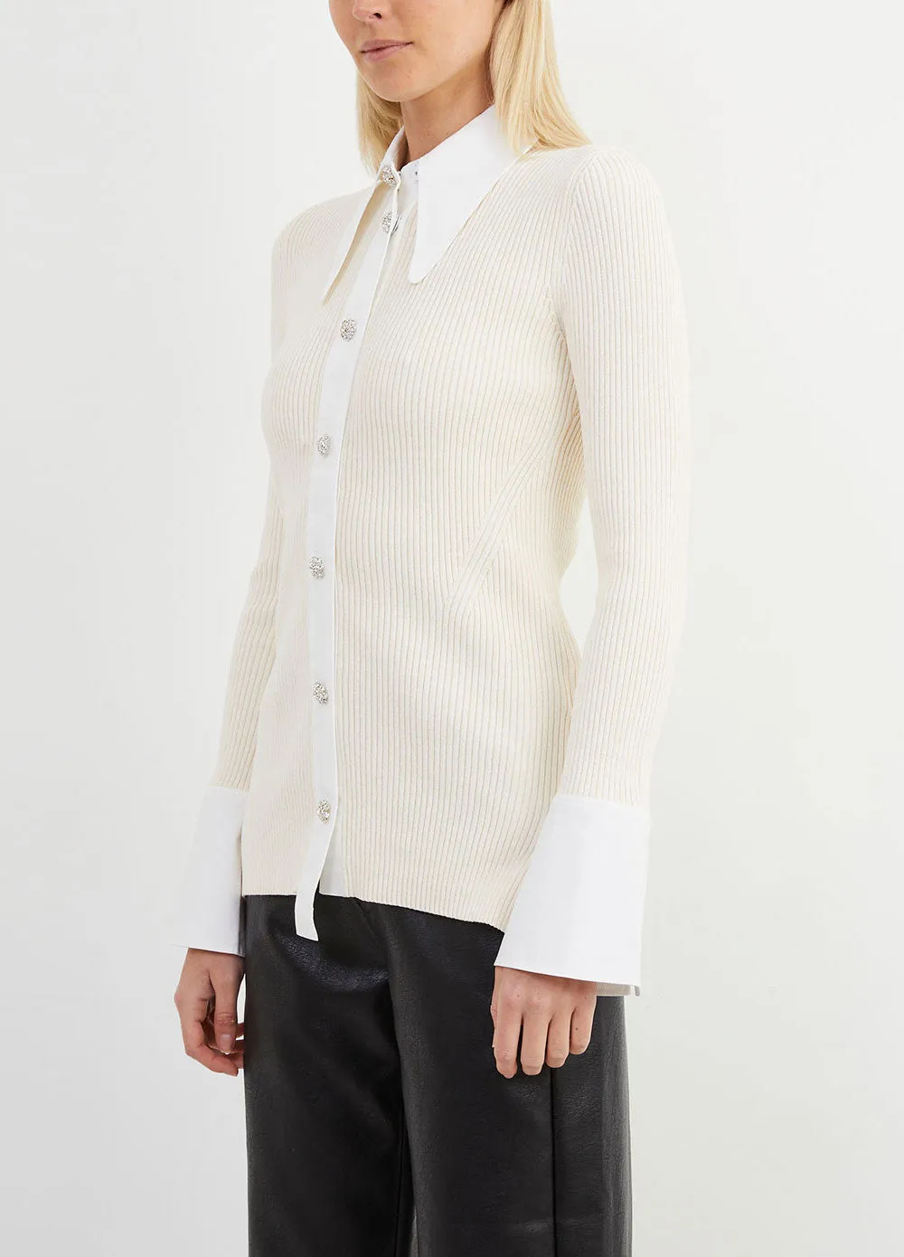Melange Knit Cardigan