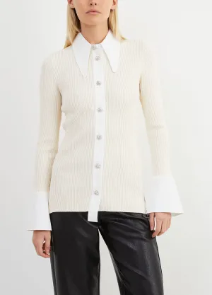 Melange Knit Cardigan