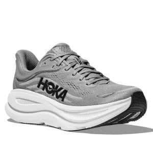 Mens Hoka Bondi 9 Wide in Galactic Grey/Stellar Grey