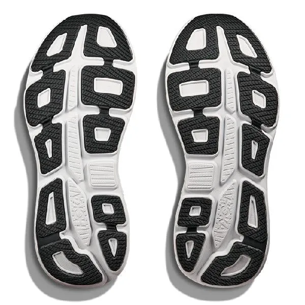 Mens Hoka Bondi 9 Wide in Galactic Grey/Stellar Grey