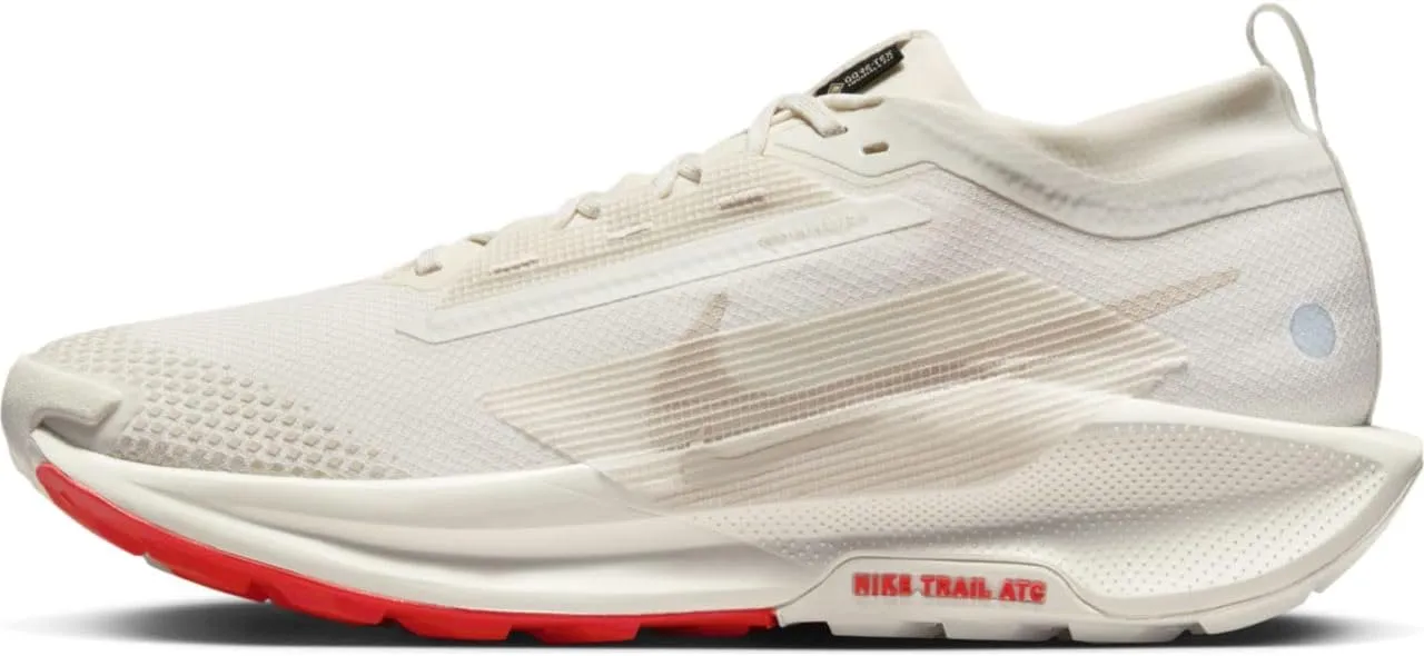 Nike Pegasus Trail 5 Gore-TEX Men's Waterproof Trail Running Shoes (FQ0908-100, Sail/Picante Red/Light Orewood Brown) Size 8.5