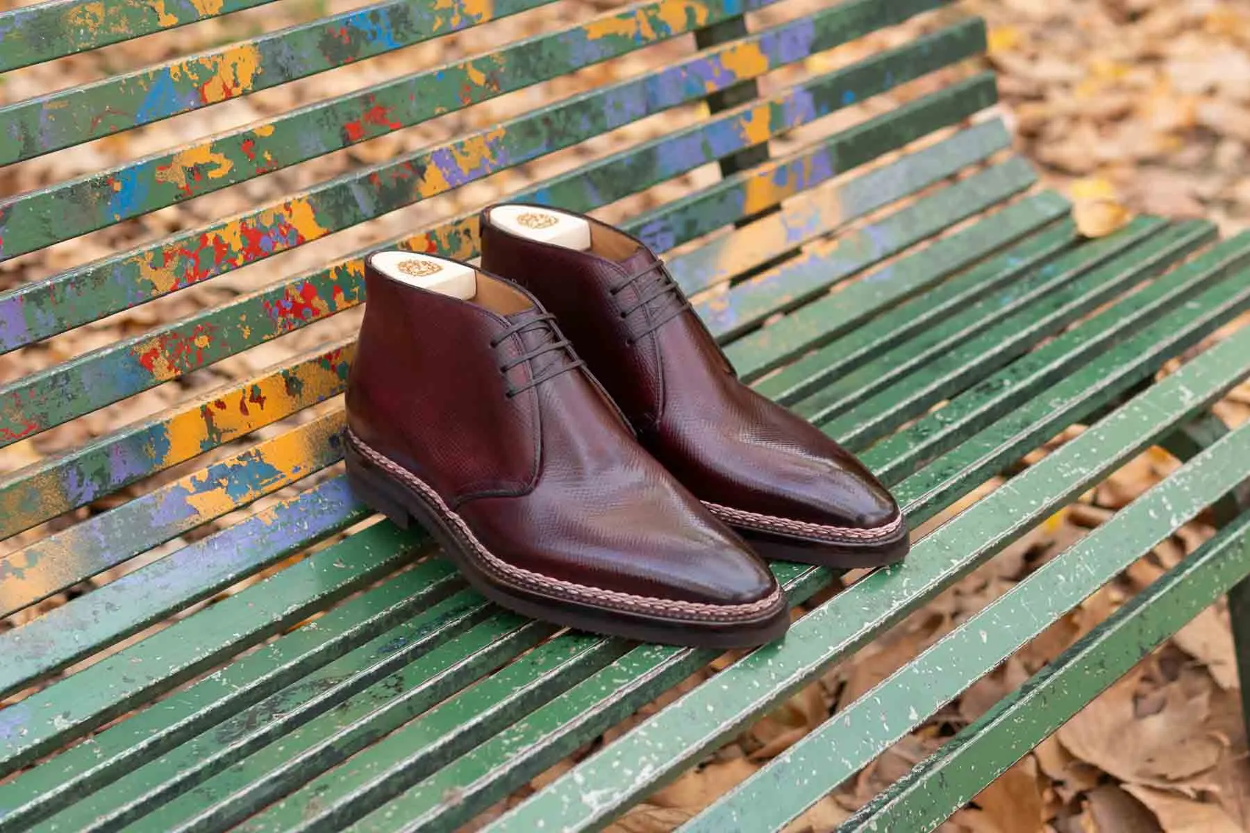 Paolo Scafora Art. ST54 Tyrolese Chukka Boots In Horween Russian Calf