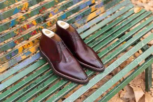 Paolo Scafora Art. ST54 Tyrolese Chukka Boots In Horween Russian Calf