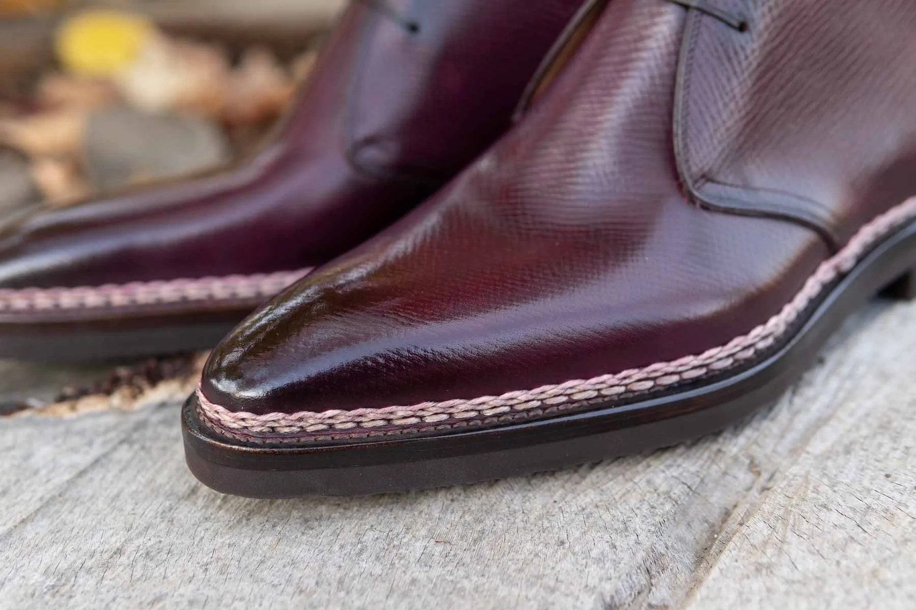 Paolo Scafora Art. ST54 Tyrolese Chukka Boots In Horween Russian Calf
