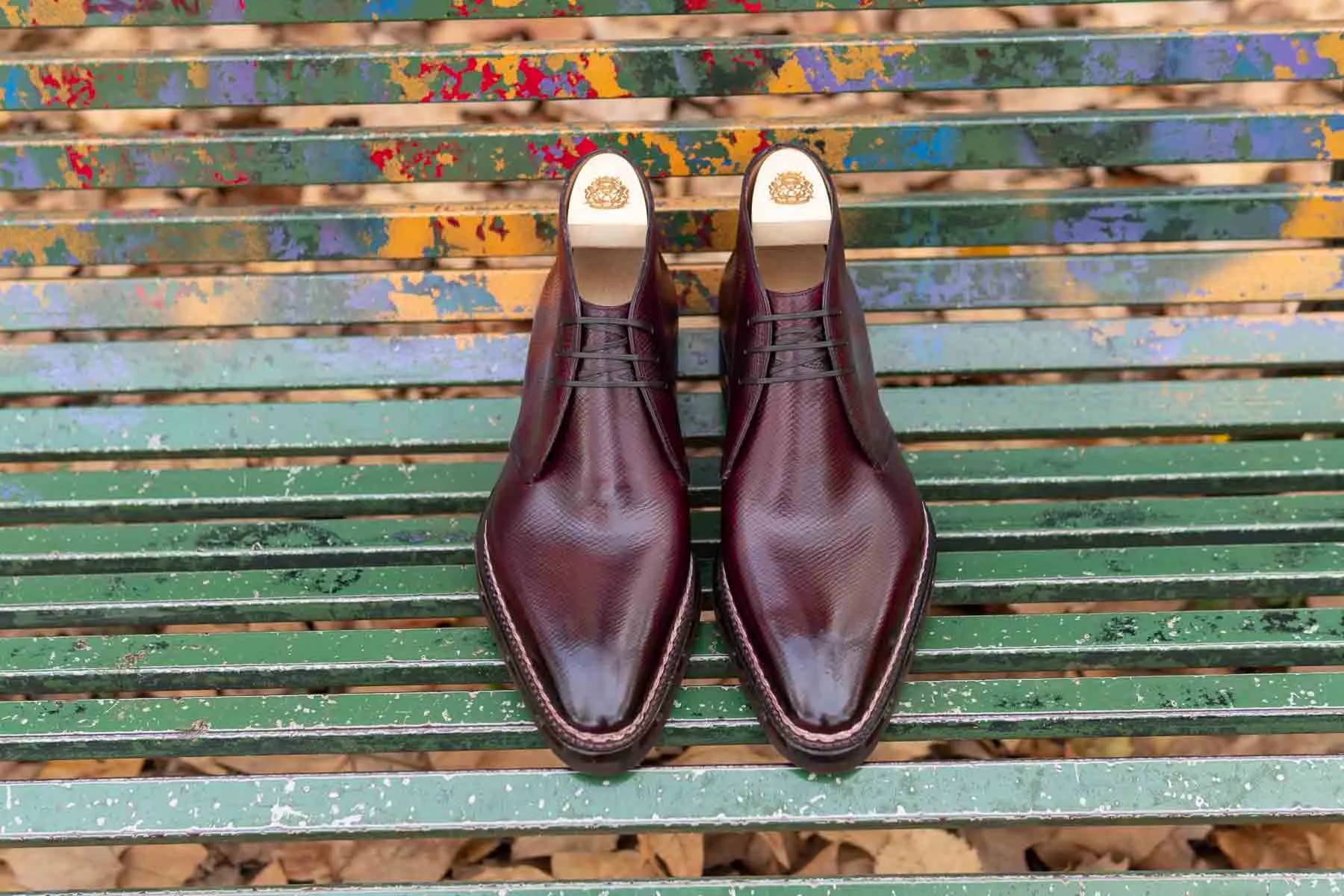 Paolo Scafora Art. ST54 Tyrolese Chukka Boots In Horween Russian Calf