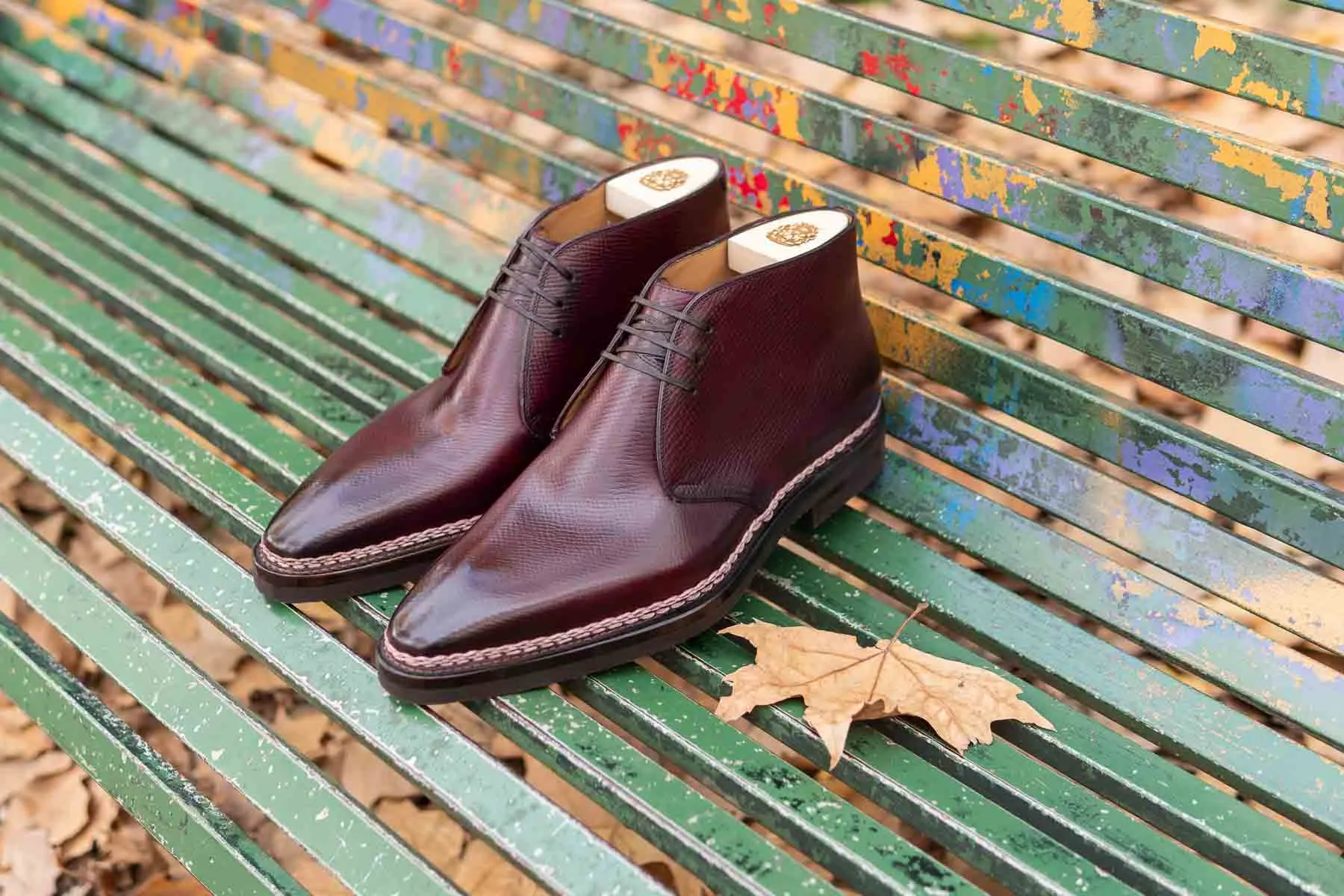 Paolo Scafora Art. ST54 Tyrolese Chukka Boots In Horween Russian Calf