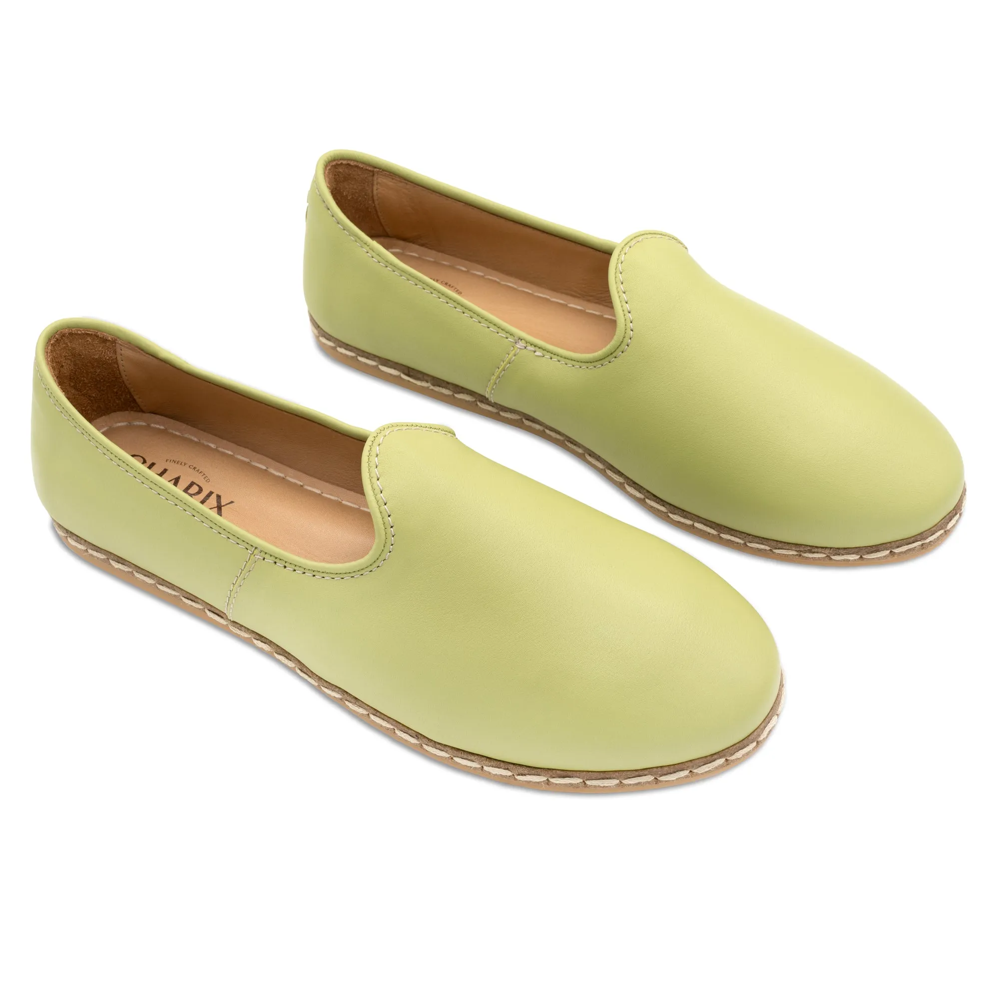 Pistachio Slip Ons for Men