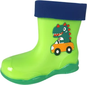 Rubber Boots For Boys Little/Big Kids Boys Girls Rain Boots Dinosaur Water Outdoor Anti Slip Boots Girls Rainboots