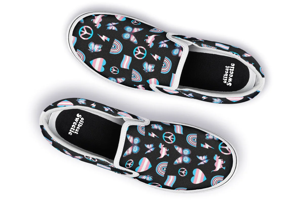 Trans Love Slip Ons