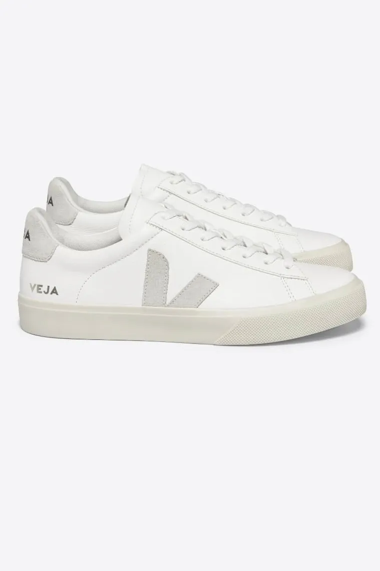 Veja Campo Chromefree Leather Sneaker- Extra White Natural Suede