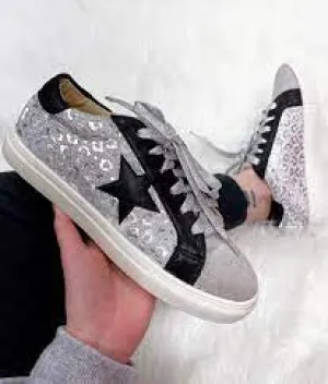 VIVI Silver Tennis Shoes