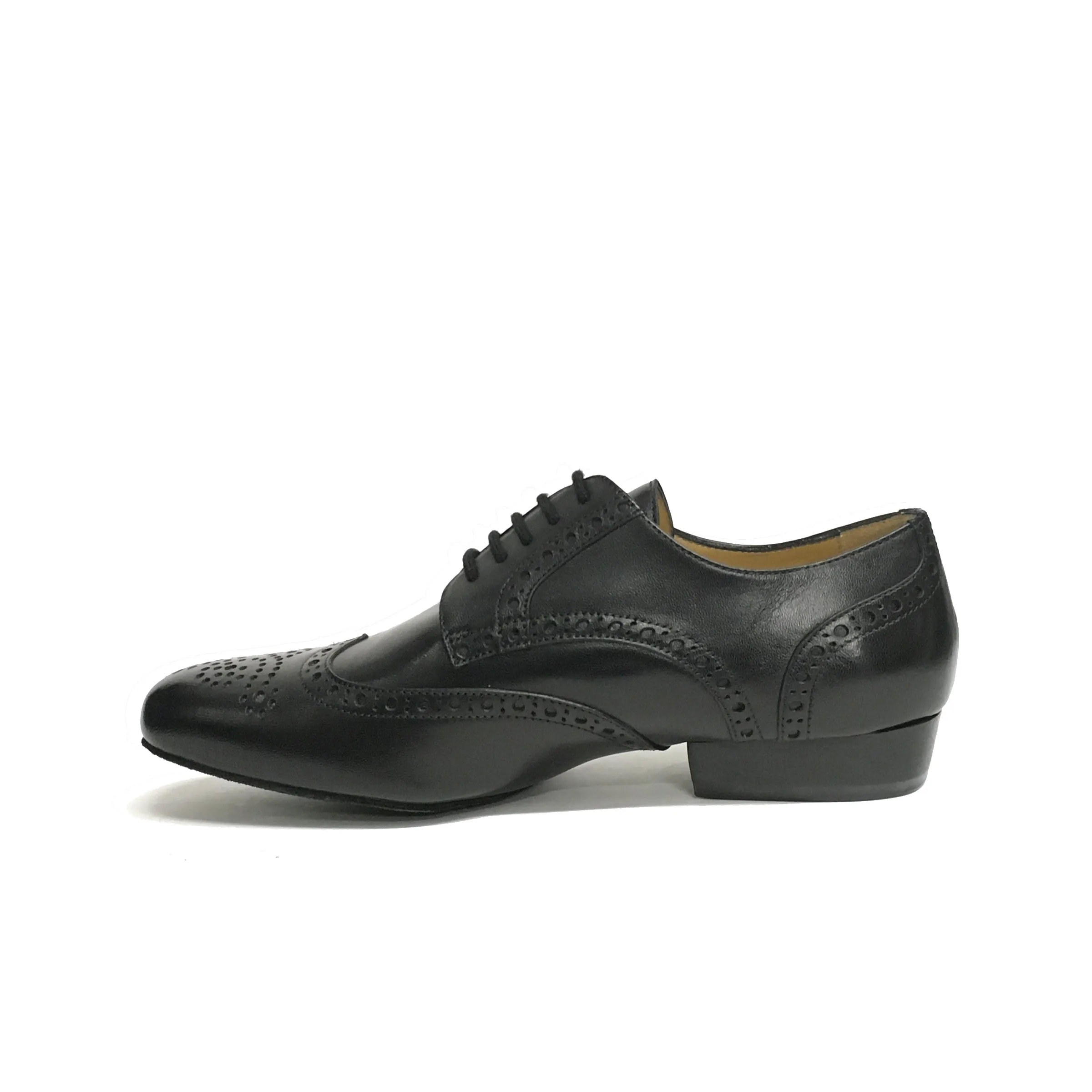 Werner Kern-Mens: Saxony U/P | UBERPOINT NY Black  | 1.2" Forte Heel | SPLIT SOLE | LIMITED EDITION