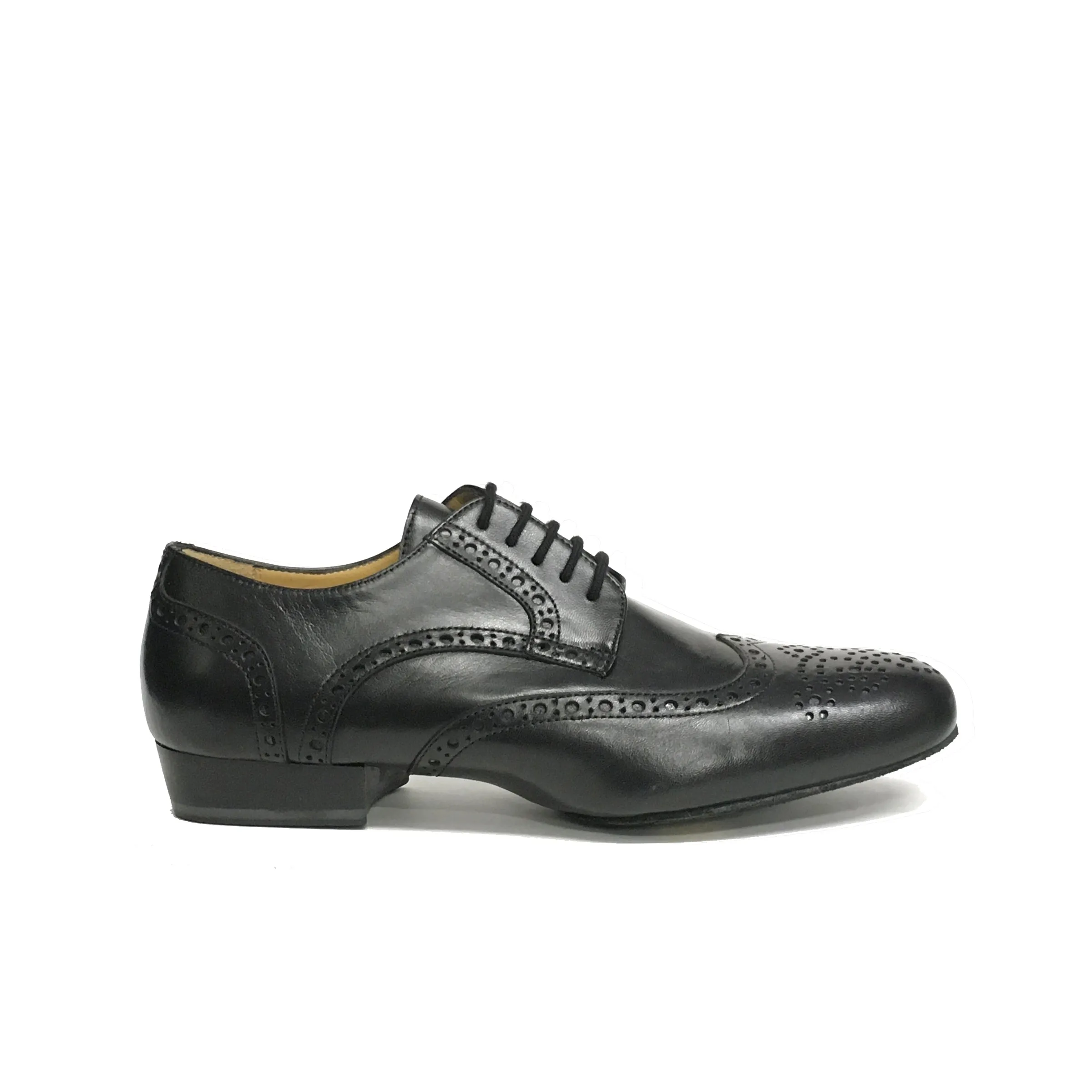 Werner Kern-Mens: Saxony U/P | UBERPOINT NY Black  | 1.2" Forte Heel | SPLIT SOLE | LIMITED EDITION